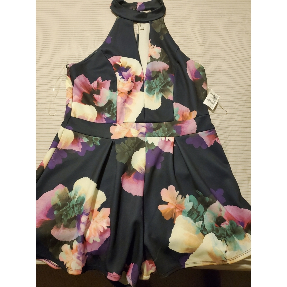 Flower Halter Romper